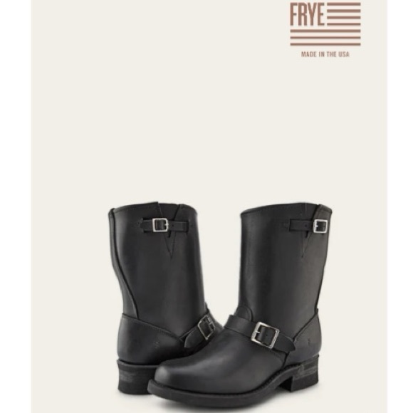 Frye ENGINEER 12R Women’s Black Moto Boots STYLE 77400 size 8.5 $498.00 NWT - Picture 9 of 17